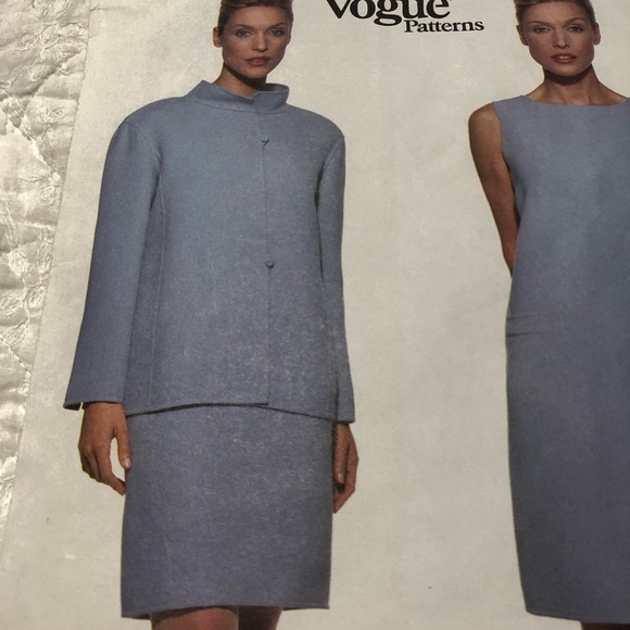 Oscar de la Renta Vogue pattern 1962-14-16-18. Cut to 18. Dress and overcoat - Picture 4 of 7